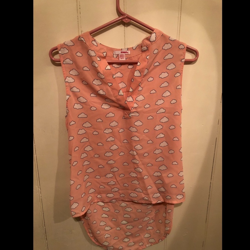 High-Low Pink Cloud Shirt
